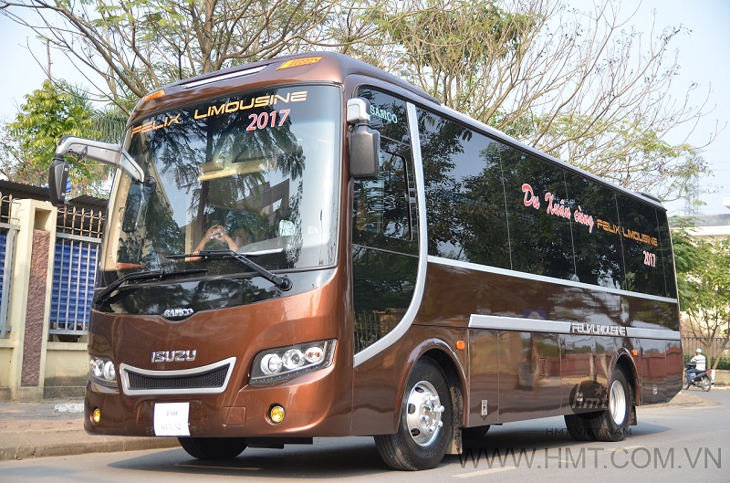 Xe khach Samco Limousine cao cấp 17 ghế