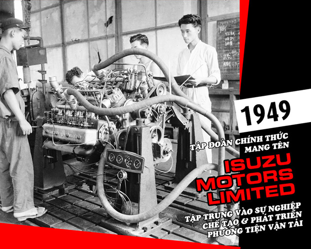 Lịch sử 100 năm phát triển của Isuzu